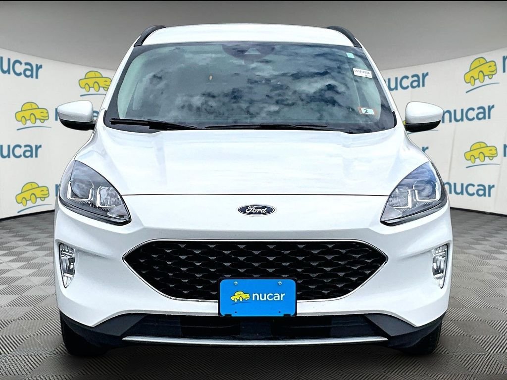 Used 2020 White Metallic Ford SEL image 2