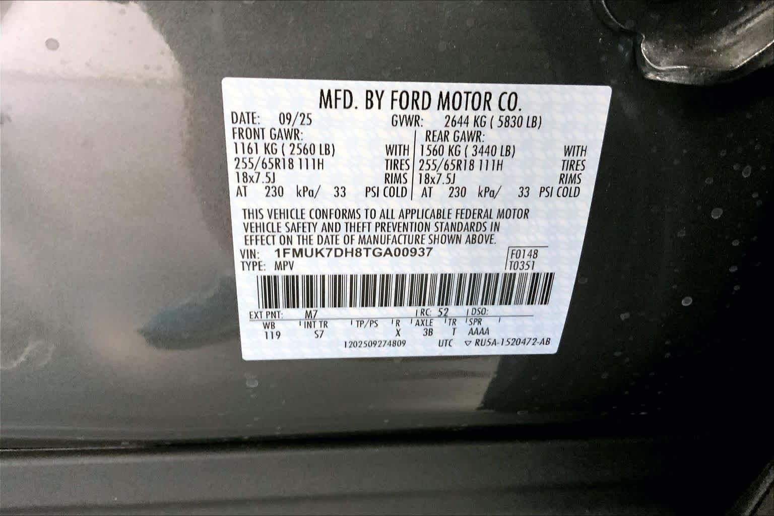 New 2026 Carbonized Gray Metallic Ford Active image 20