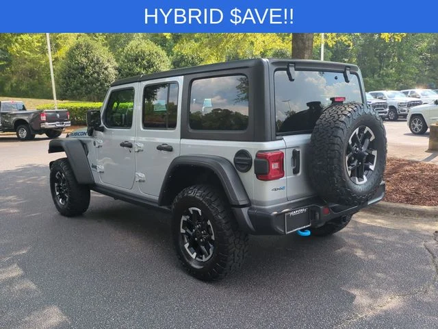 Used 2024 Silver Jeep Rubicon 4xe image 3