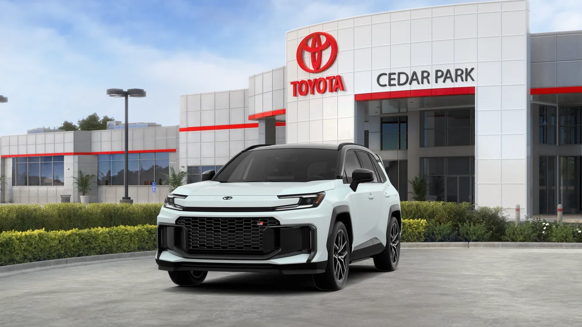 New 2026 Wind Chill Pearl with Midnight Black Metallic roof Toyota GR SPORT image 18