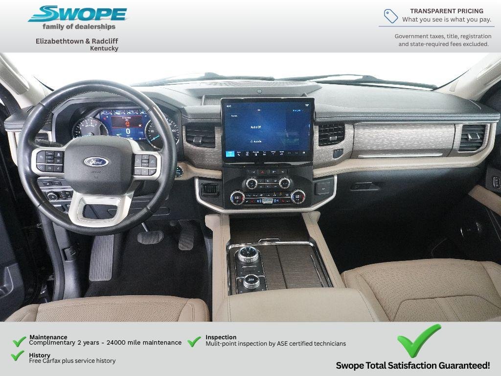 Used 2024 Dark Matter Gray Metallic Ford Limited image 20