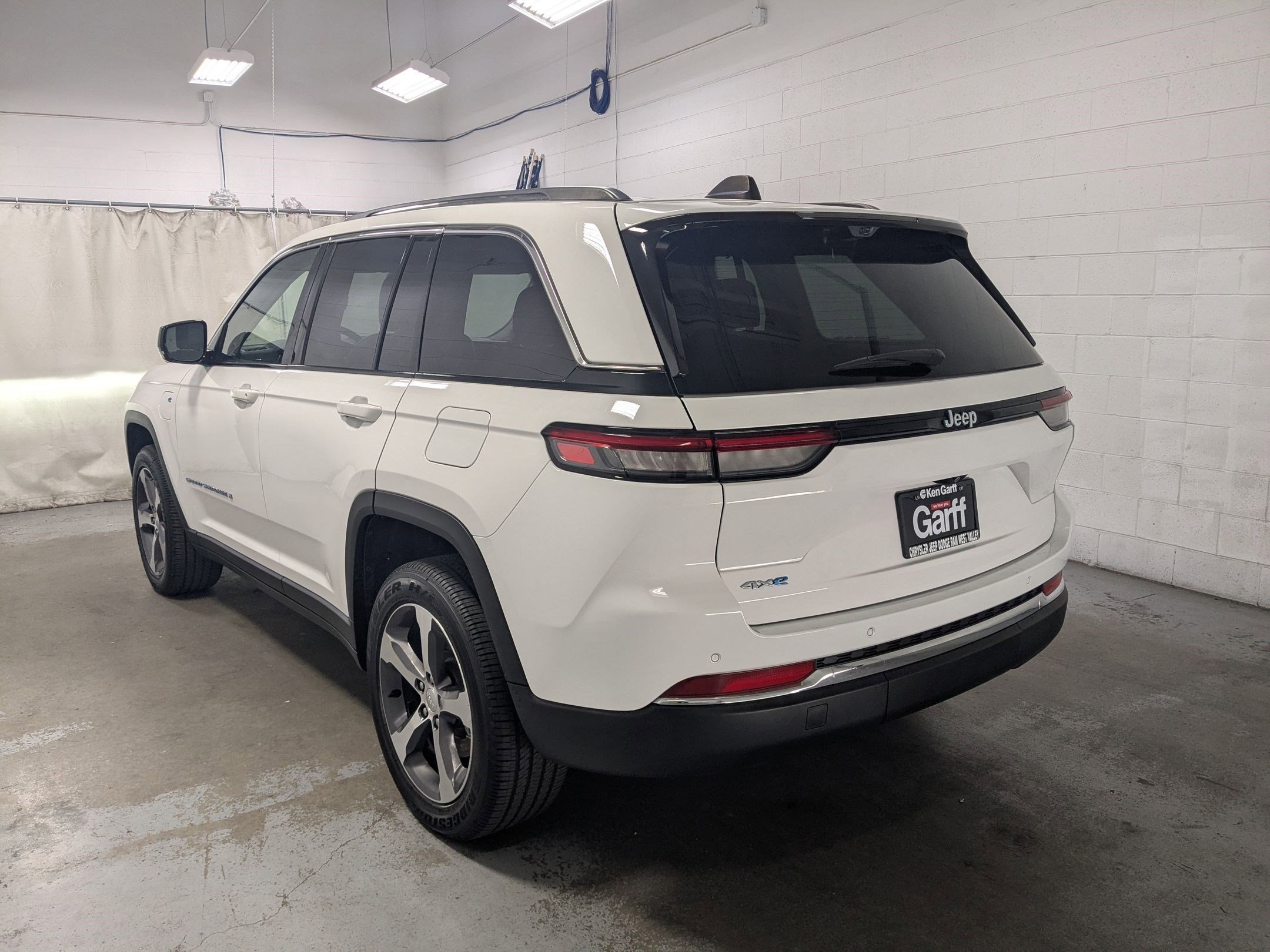 Used 2023 Bright White Clearcoat Jeep 4xe image 7
