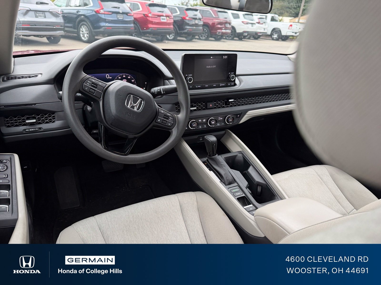 Used 2024 Radiant Red Metallic Honda EX image 14