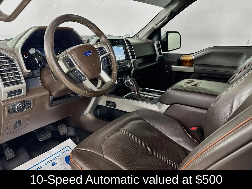 Used 2017 White Platinum Clearcoat Metallic Ford King Ranch image 11