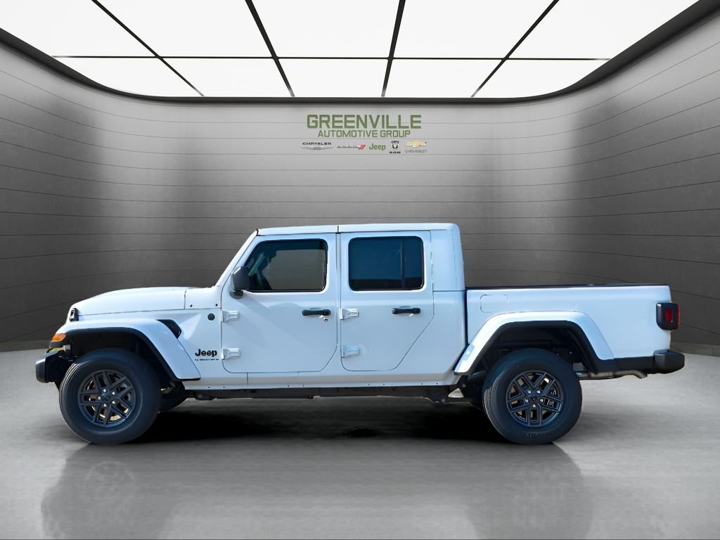 New 2025 Bright White Clear-Coat Exterior Paint Jeep Sport S Dark Sky Edition image 2