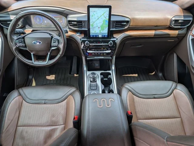 Used 2021 White Metallic Ford King Ranch image 13