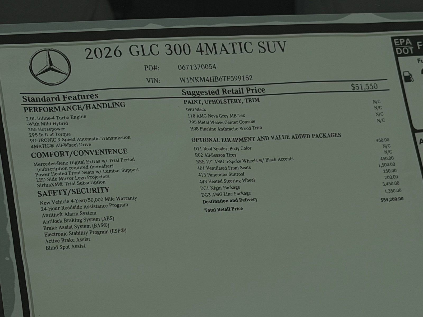 New 2026 Black Mercedes-Benz GLC 300 image 46