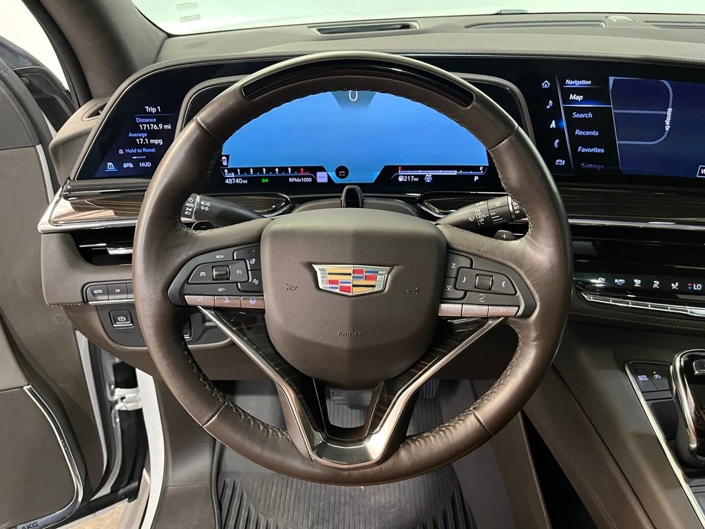 Used 2023 Crystal White Cadillac Premium image 21