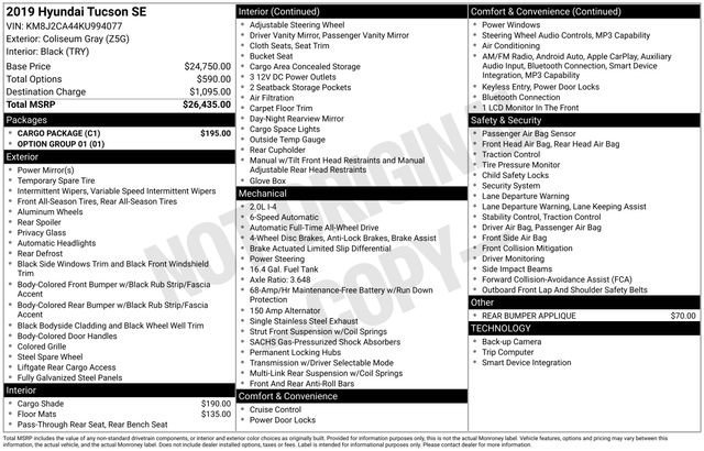Used 2019 Gray Hyundai SE image 28
