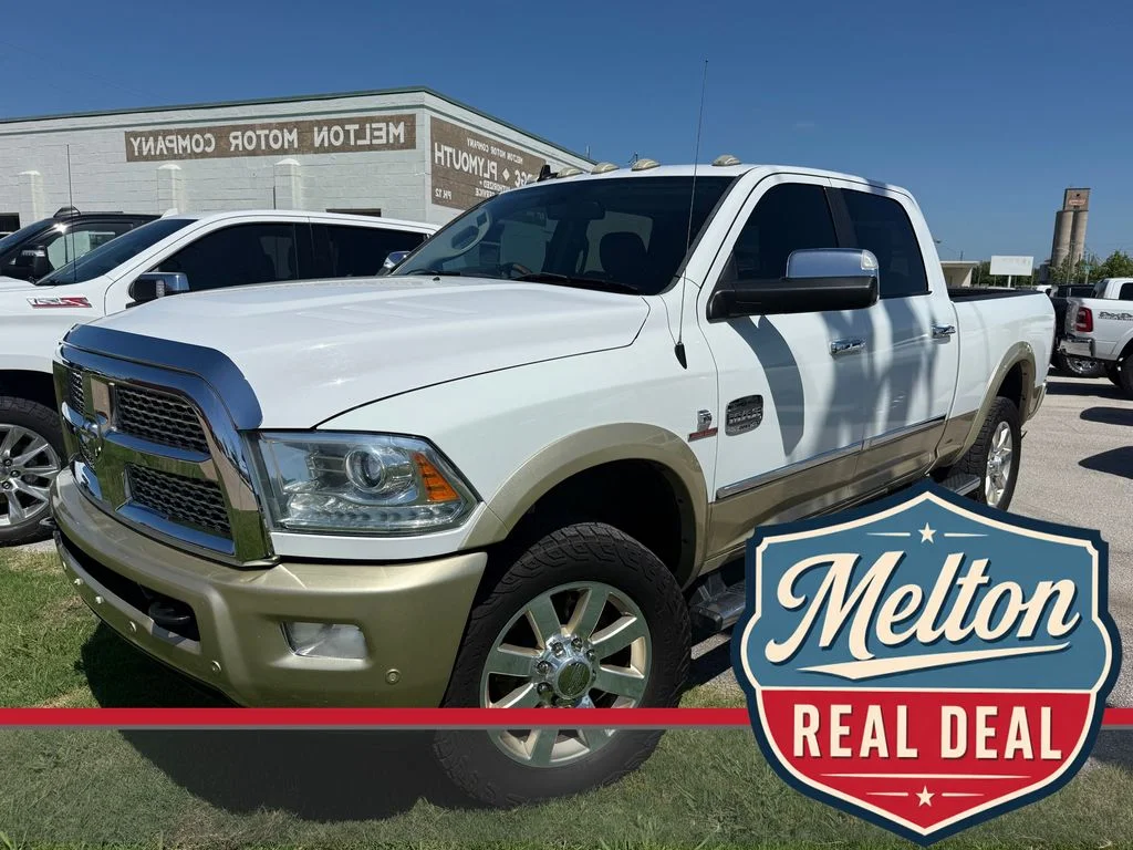 Used 2016 White Ram Laramie Longhorn image 1