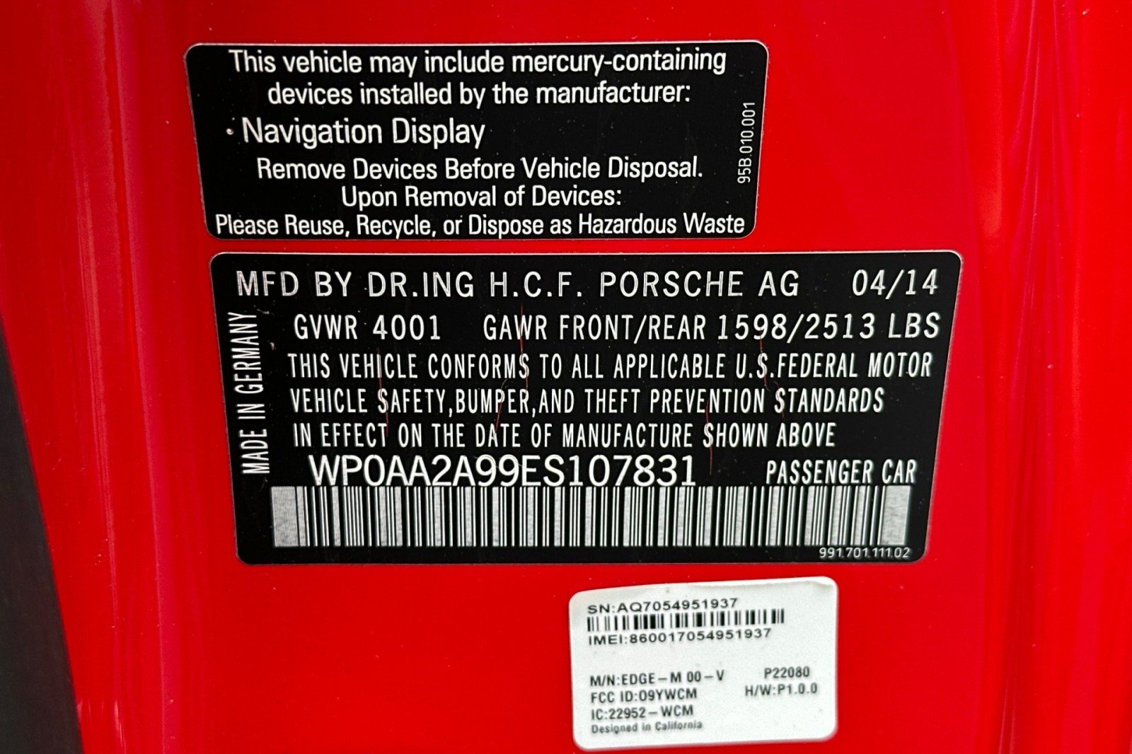 Used 2014 Guards Red Porsche Carrera image 28