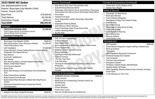 Used 2023 Gray BMW Base image 51