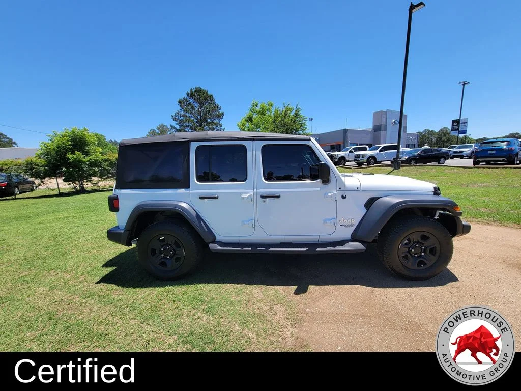 Used 2018 White Jeep Unlimited Sport image 6