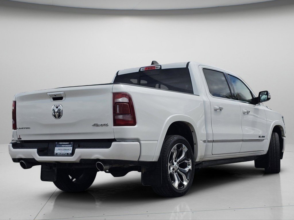 Used 2022 Ivory White Tri-Coat Pearlcoat Ram Limited image 26