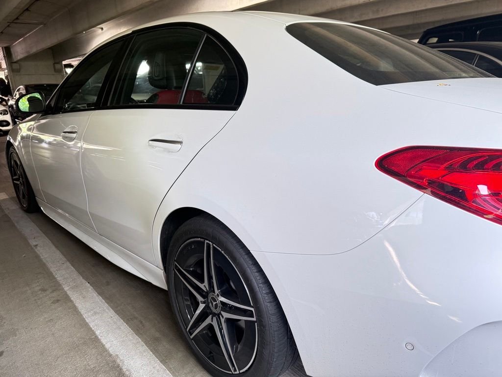 Certified Used 2023 MANUFAKTUR Moonlight White Metallic Mercedes-Benz C 300 image 4