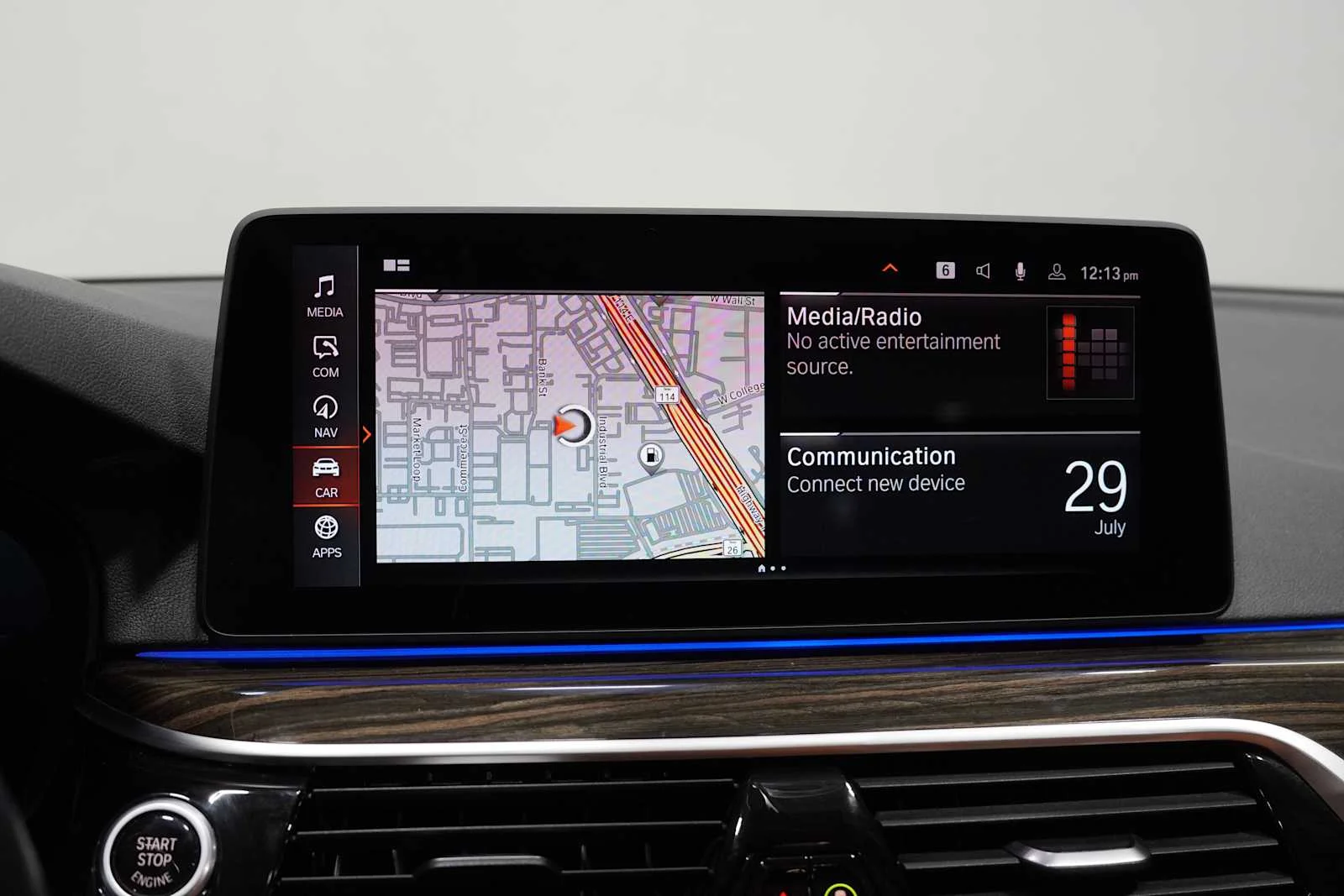 Used 2021 Bernina Grey Amber Effect BMW 540i image 18