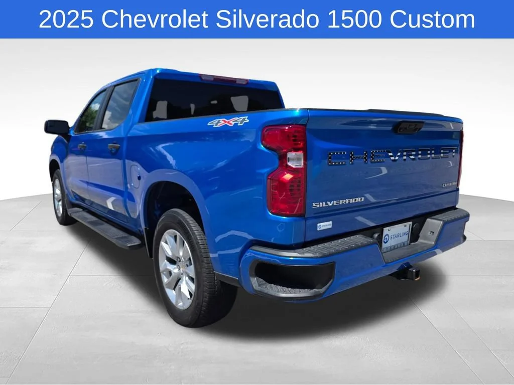 Used 2025 Riptide Blue Metallic Chevrolet Custom image 7