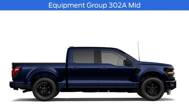 New 2026 Antimatter Blue Metallic Ford XLT image 4