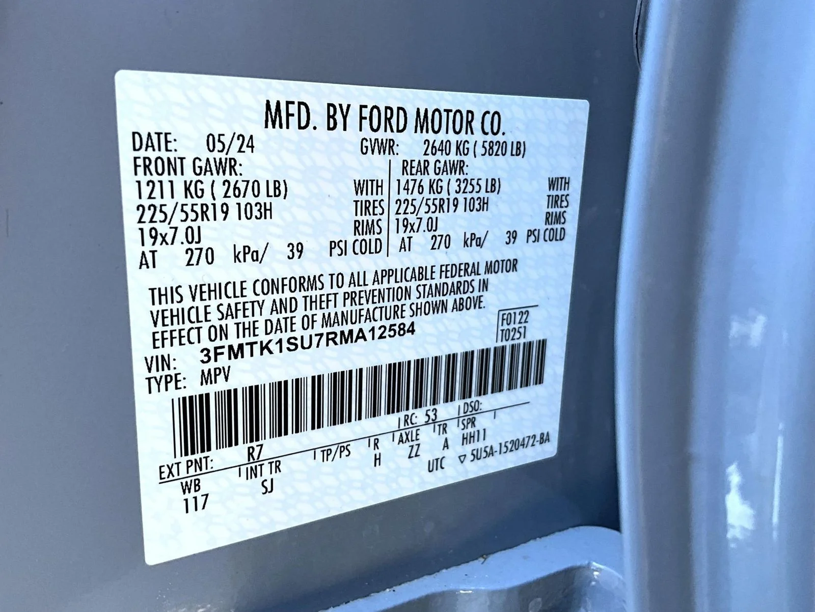 Used 2024 Gray Ford Select image 27