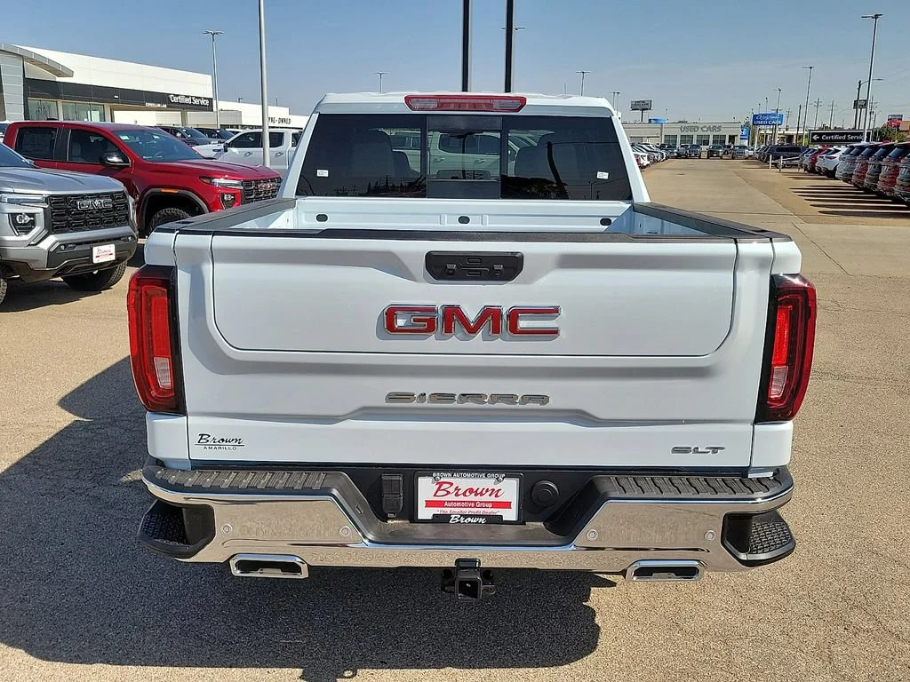 New 2026 Glacier White Tricoat GMC SLT image 9