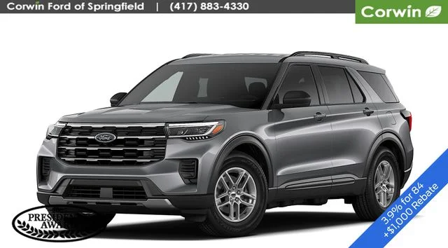 New 2026 Carbonized Gray Metallic Ford Active image 1