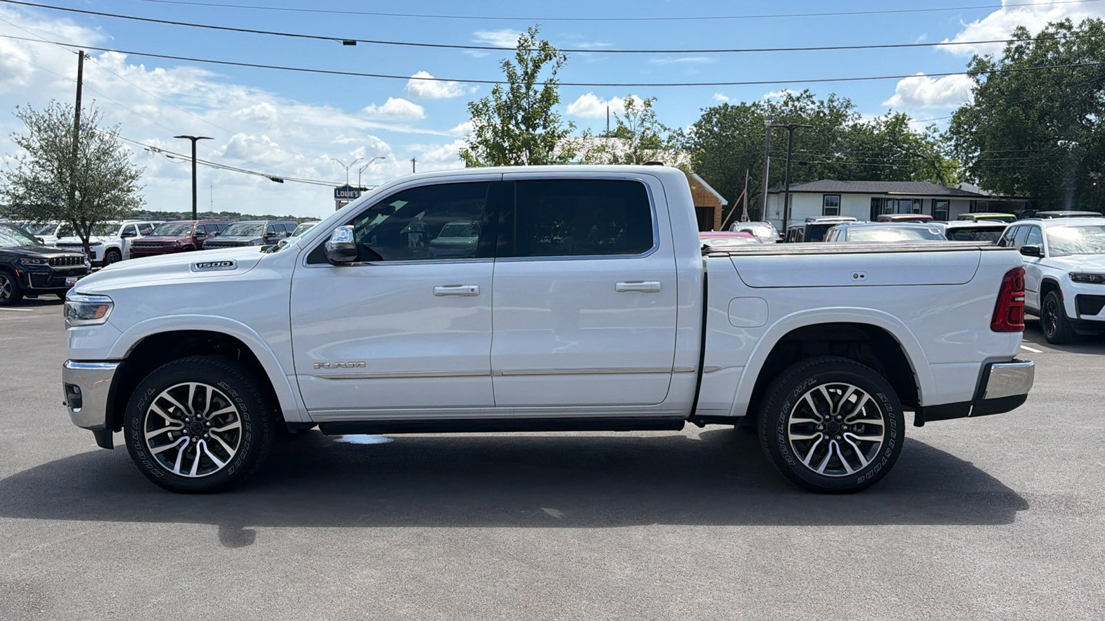 Used 2026 Ivory White Tri-Coat Pearlcoat RAM Limited image 8