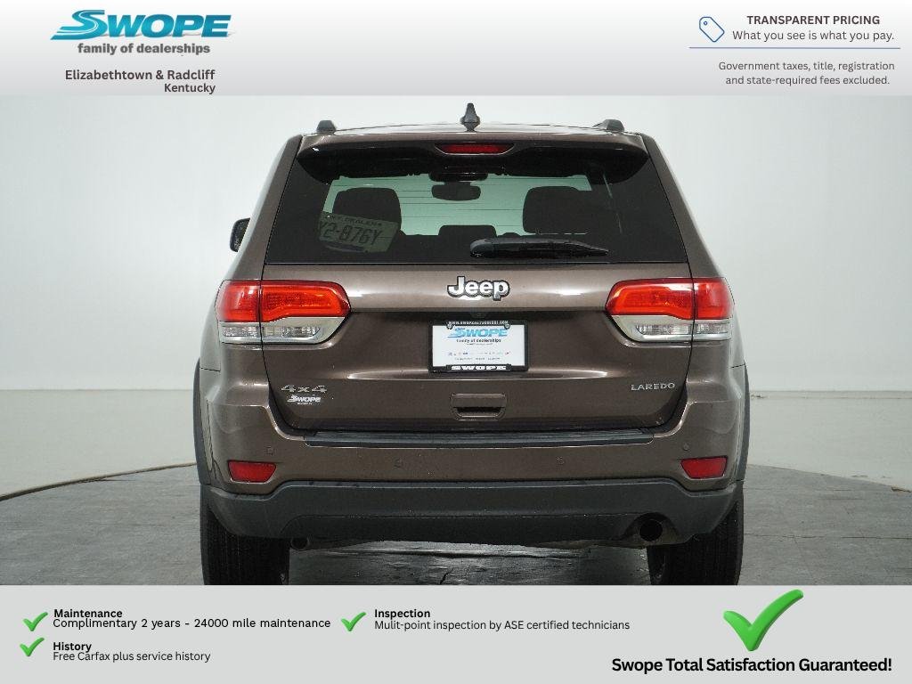 Used 2019 Walnut Brown Metallic Clearcoat Jeep Laredo E image 8