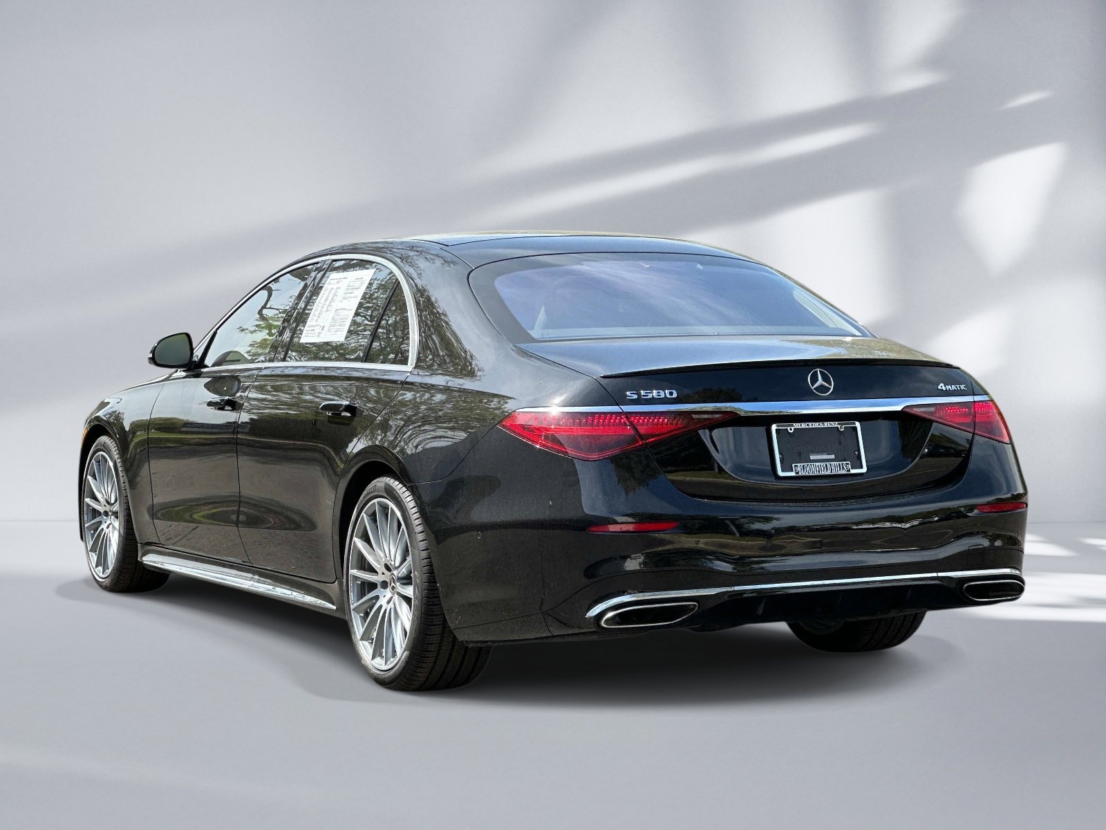 Certified Used 2023 Obsidian Black Mercedes-Benz S 580 image 3
