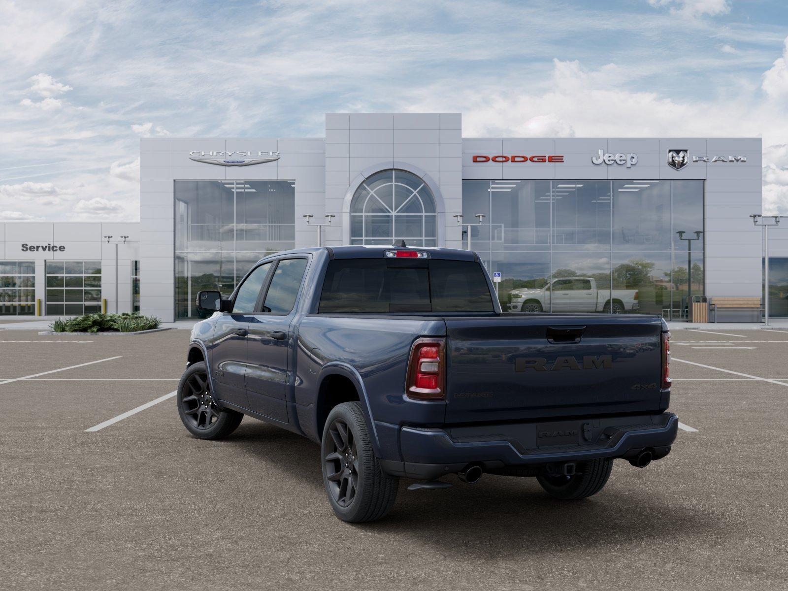 New 2026 Forged Blue Metallic Exterior Paint RAM Laramie image 12