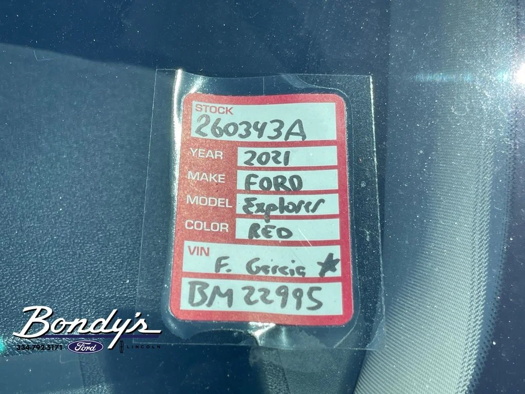 Used 2021 Red Metallic Ford XLT image 21
