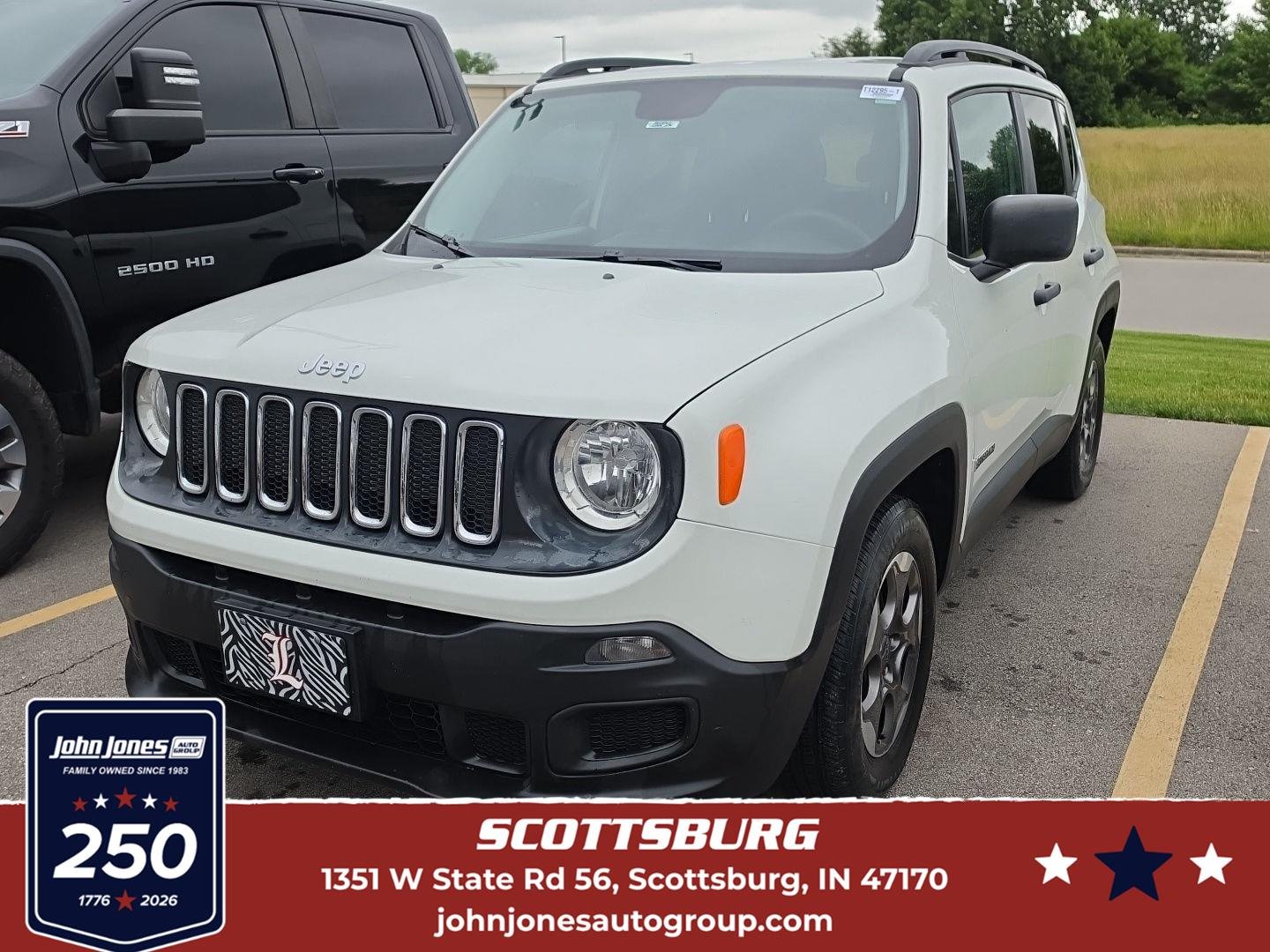 Used 2017 WHITE JEEP WAGON 4 DOOR image 1