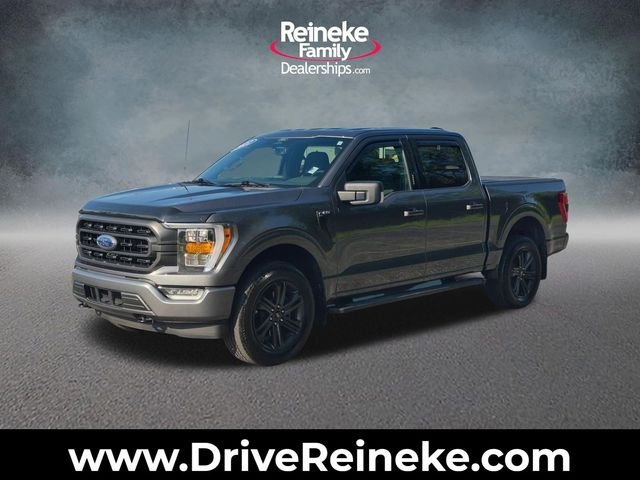 Used 2022 Gray Metallic Ford XLT image 1