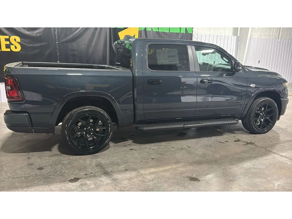 New 2026 Forged Blue Metallic Exterior Paint RAM Laramie image 4