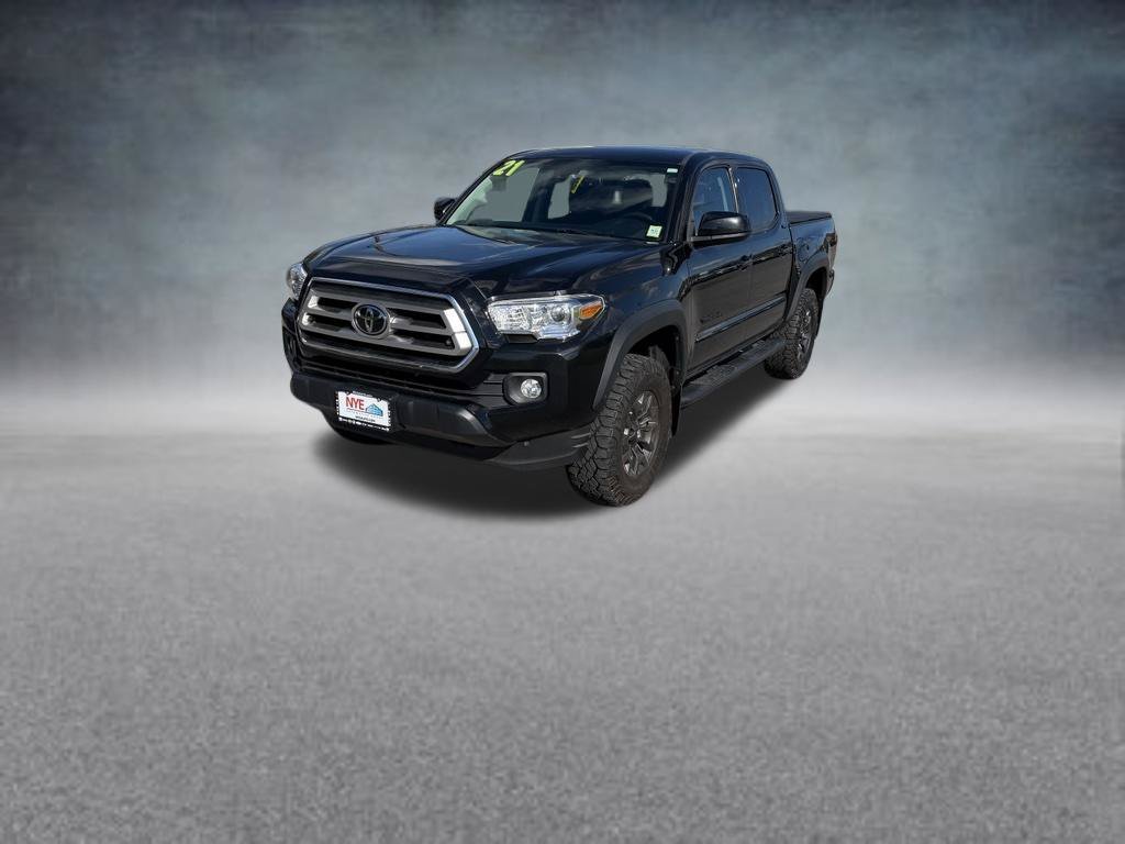 Certified Used 2021 Midnight Black Metallic Toyota SR5 image 2