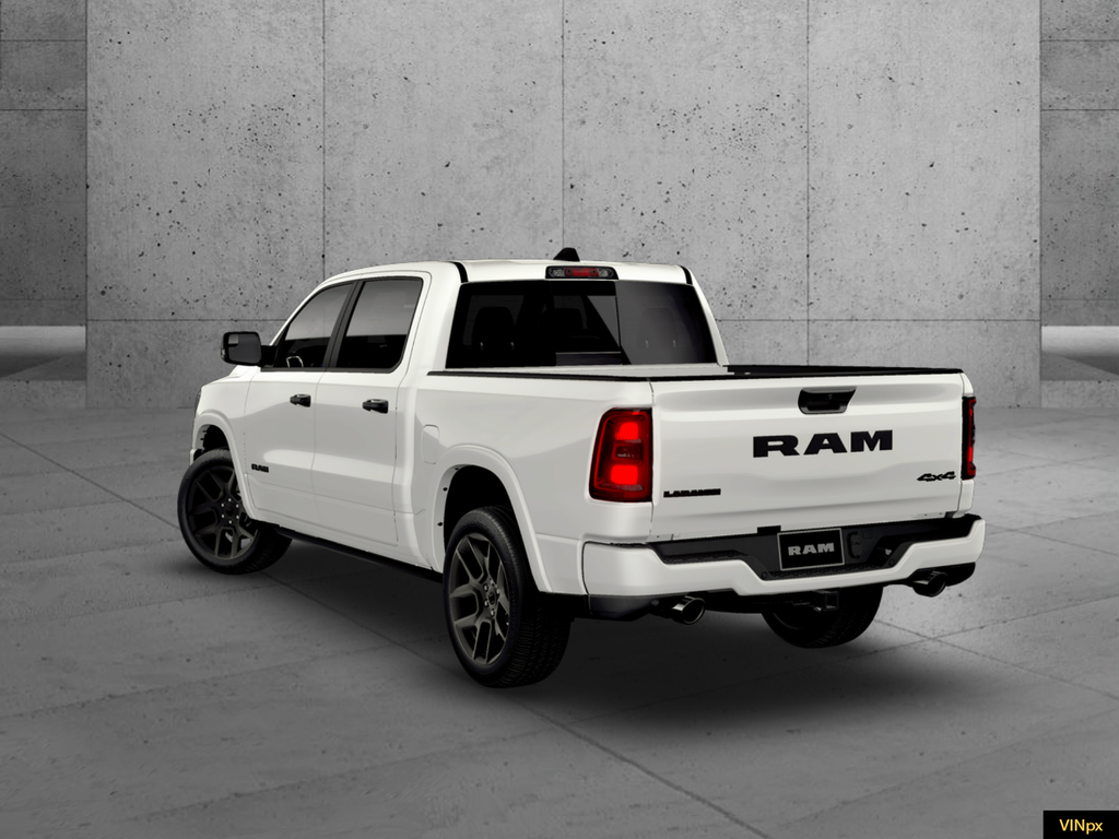 New 2026 Bright White Clear-Coat Exterior Paint RAM Laramie image 4