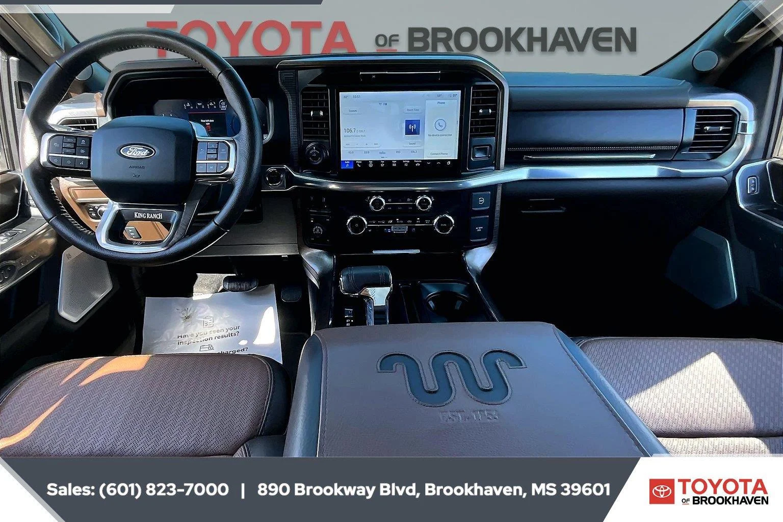 Used 2025 Star White Metallic Tri-Coat/Marsh Gray Ford King Ranch image 13