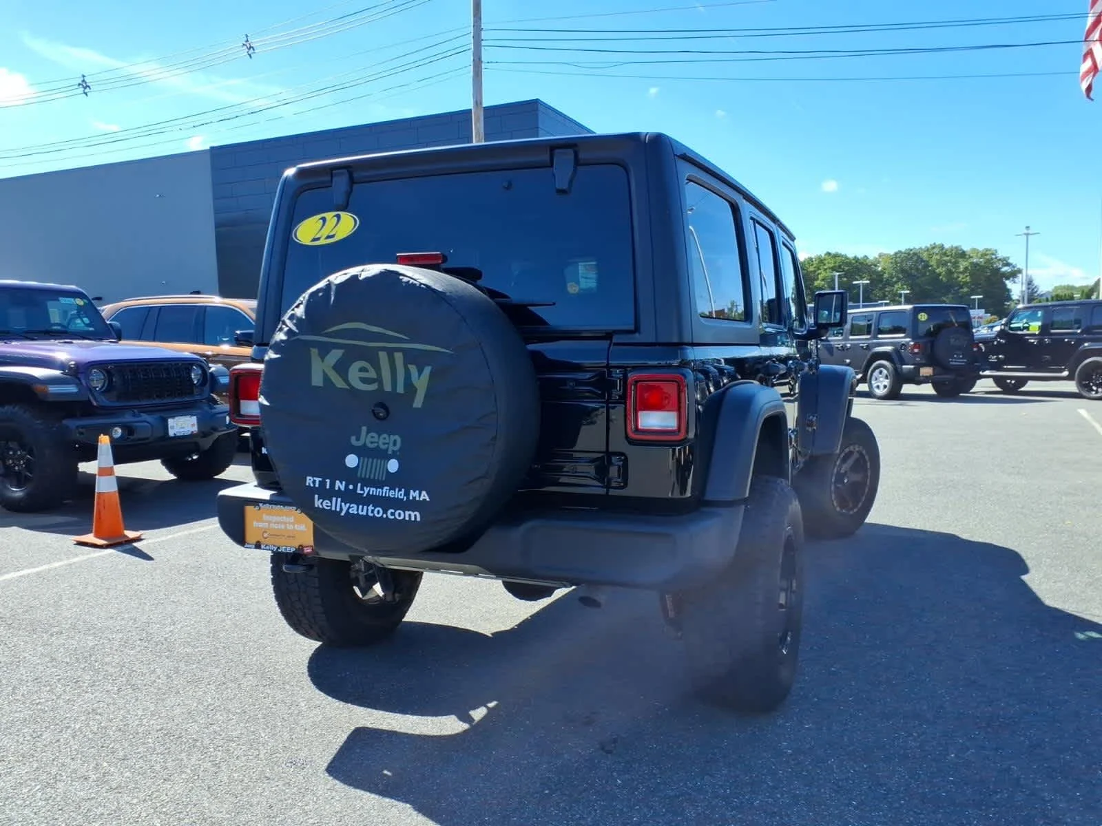 Certified Used 2022 Black Clearcoat Jeep Unlimited Sport S image 8