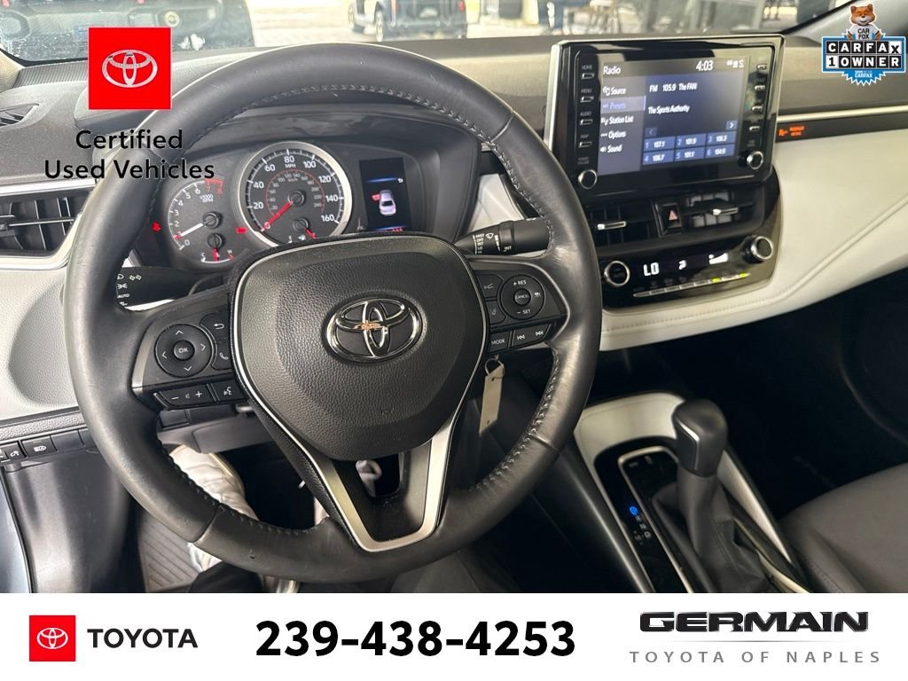 Certified Used 2020 Blue Toyota SE image 19