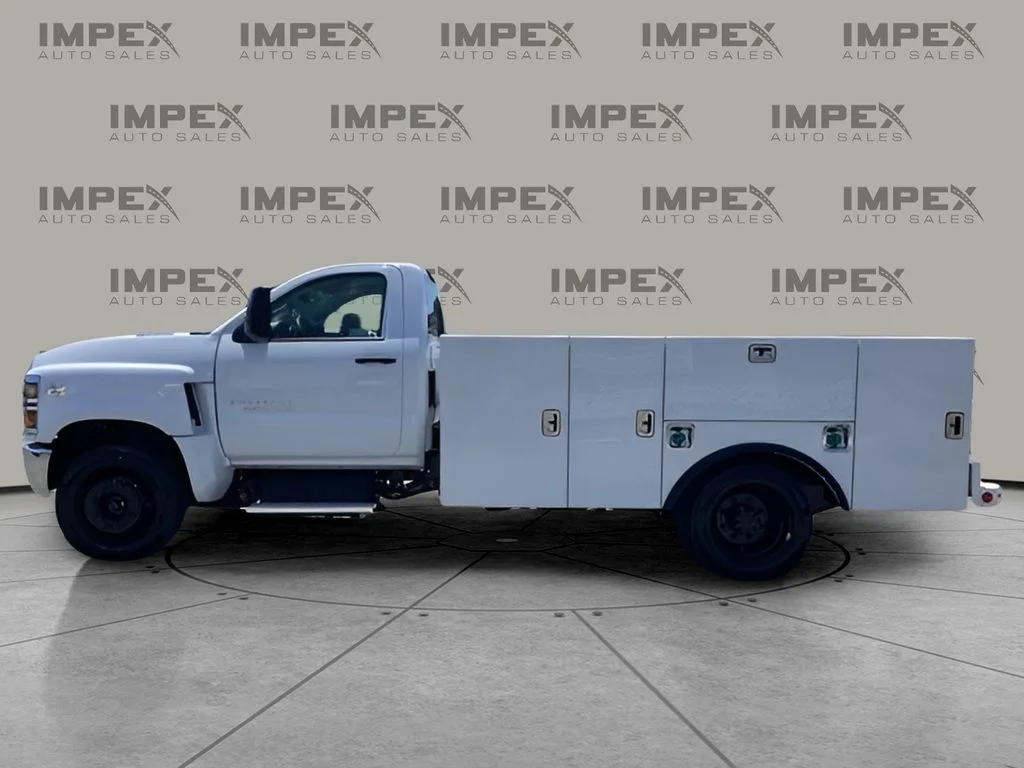 Used 2024 White Chevrolet Utility Body 12 Foot STHAL image 3