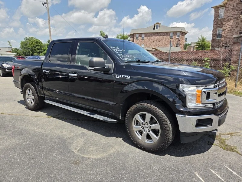 Used 2020 BLACK FORD XLT 4WD SUPERCREW 5.5