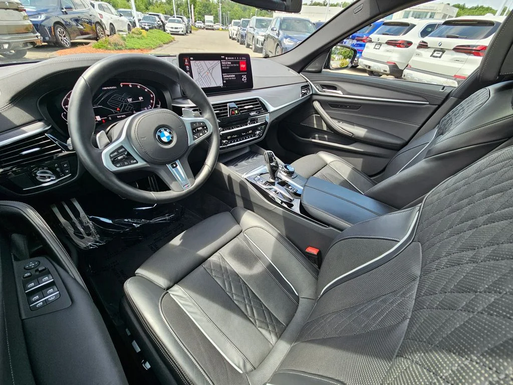 Certified Used 2023 Dark Graphite Metallic BMW M550i xDrive image 23