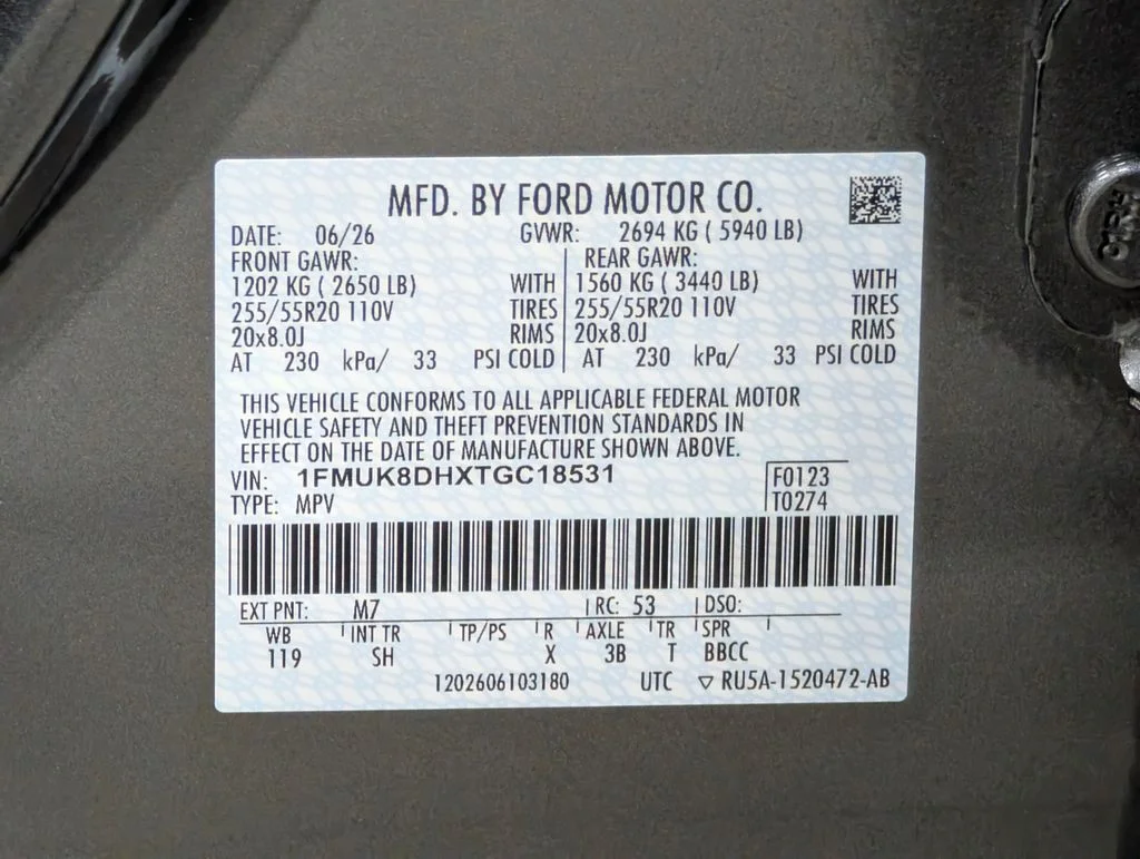 New 2026 Carbonized Gray Metallic Ford Active image 23