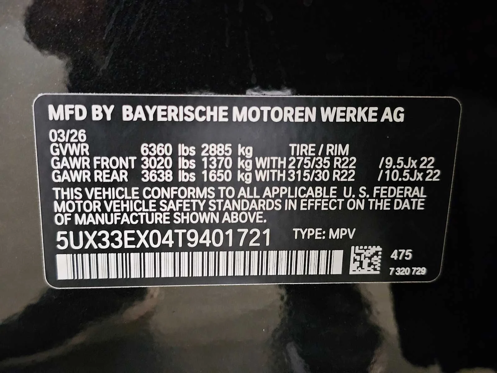 New 2026 Black Sapphire Metallic BMW xDrive40i image 43