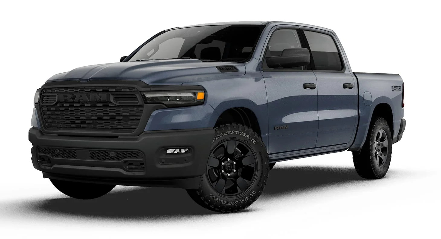 New 2027 Forged Blue Metallic Paint RAM Tradesman image 1