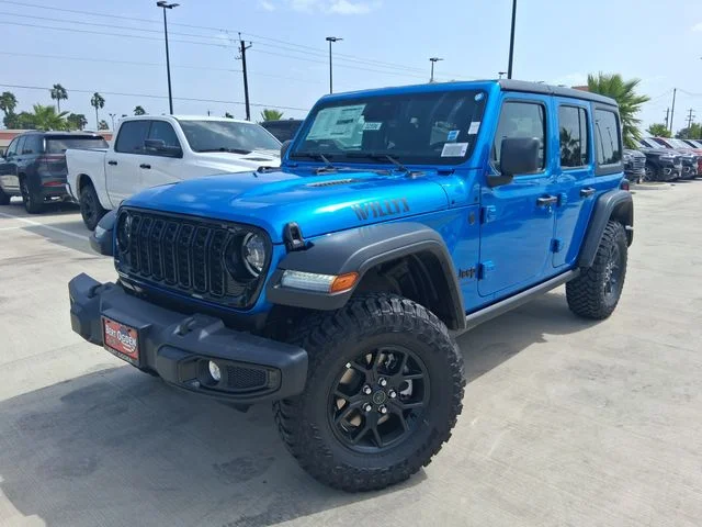 New 2026 Hydro Blue Pearl-Coat Exterior Paint Jeep Willys image 3