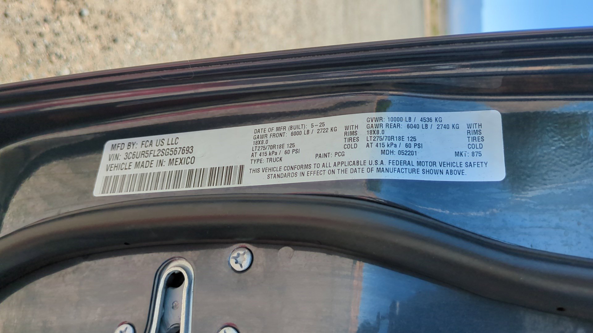 Certified Used 2025 Forged Blue Metallic Ram Laramie image 36