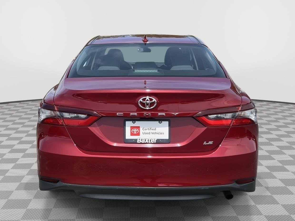 Certified Used 2021 Ruby Flare Pearl Toyota LE image 23