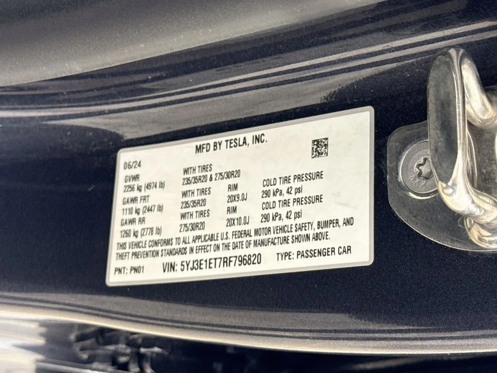 Used 2024 Gray Tesla Performance image 32