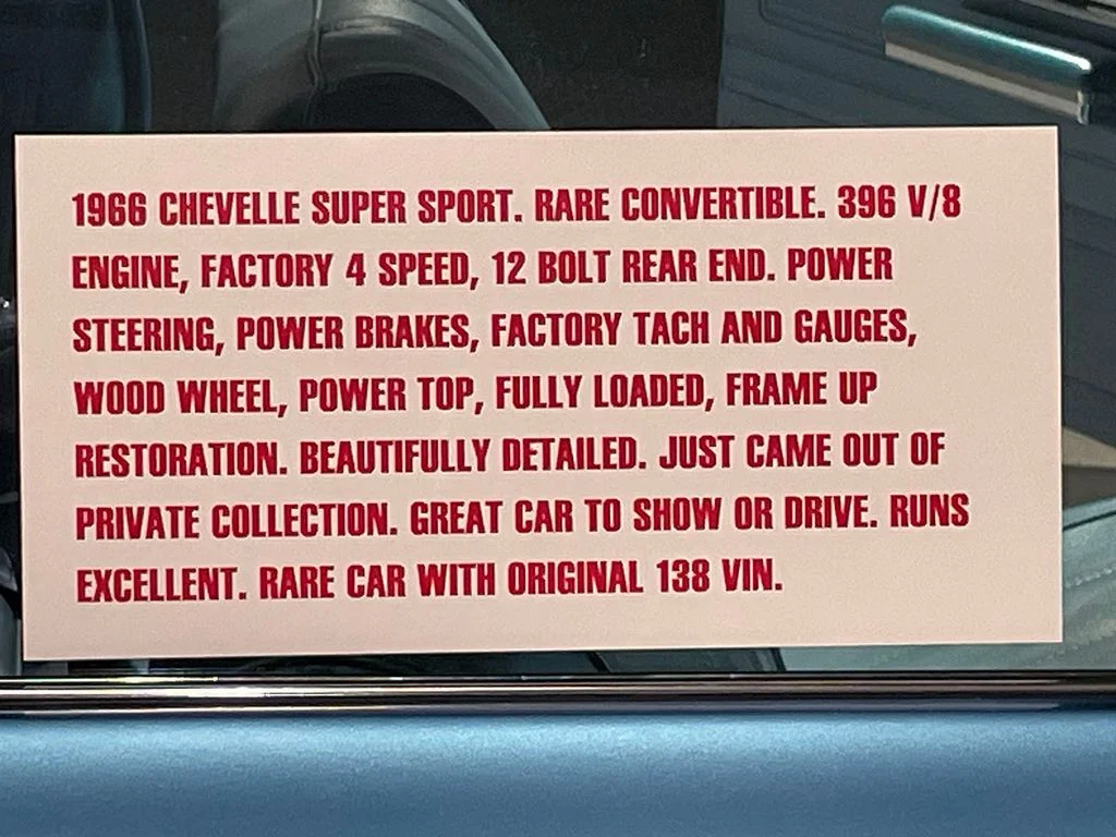 Used 1966 Blue Chevrolet  image 79