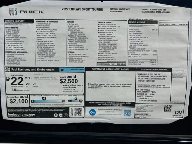 2027 Buick Enclave Sport Touring - Photo 21